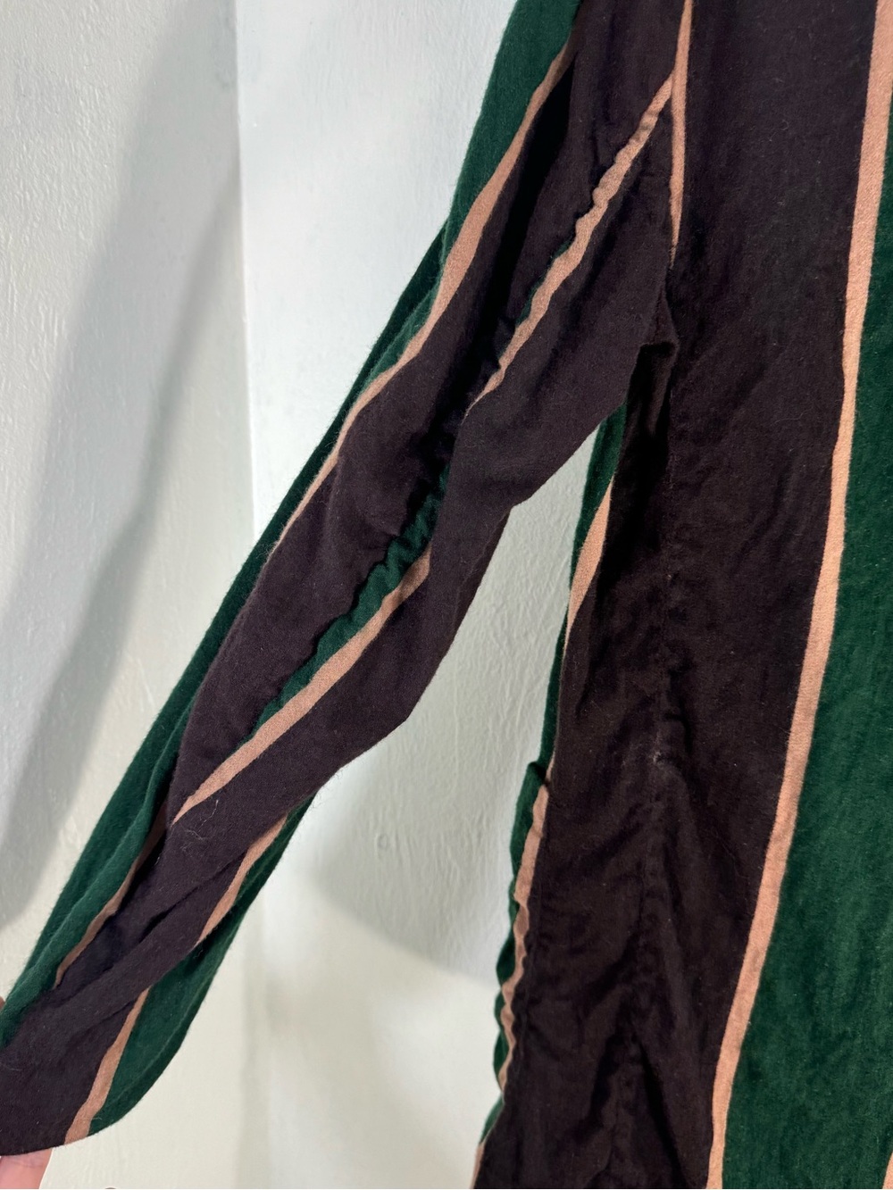 Vtg.Dries Van Noten Striped Blazer in Green, Purple & Cream.Size 38 - Picture 4 of 9